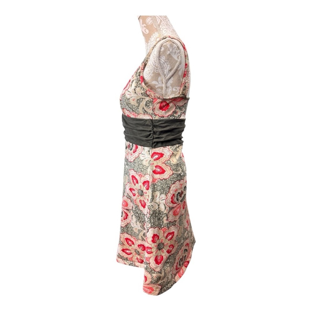 Patagonia Size Large Retro Floral Margot Dress Sleeveless Organic Cotton V Neck - Picture 2 of 7